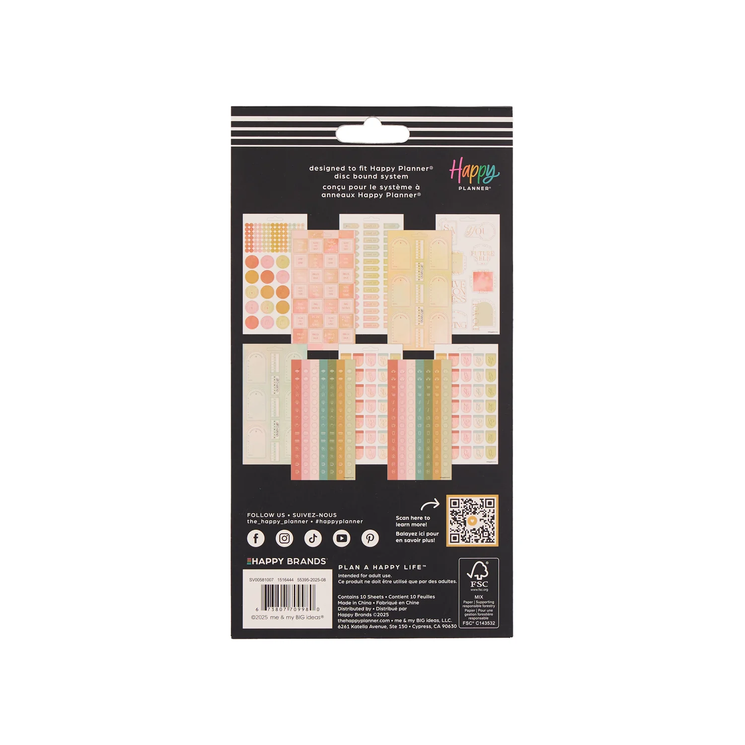 Textured Canvas Budget - 10 Sticker Sheets 10 Textured Canvas Budget - 10 Sticker Sheets