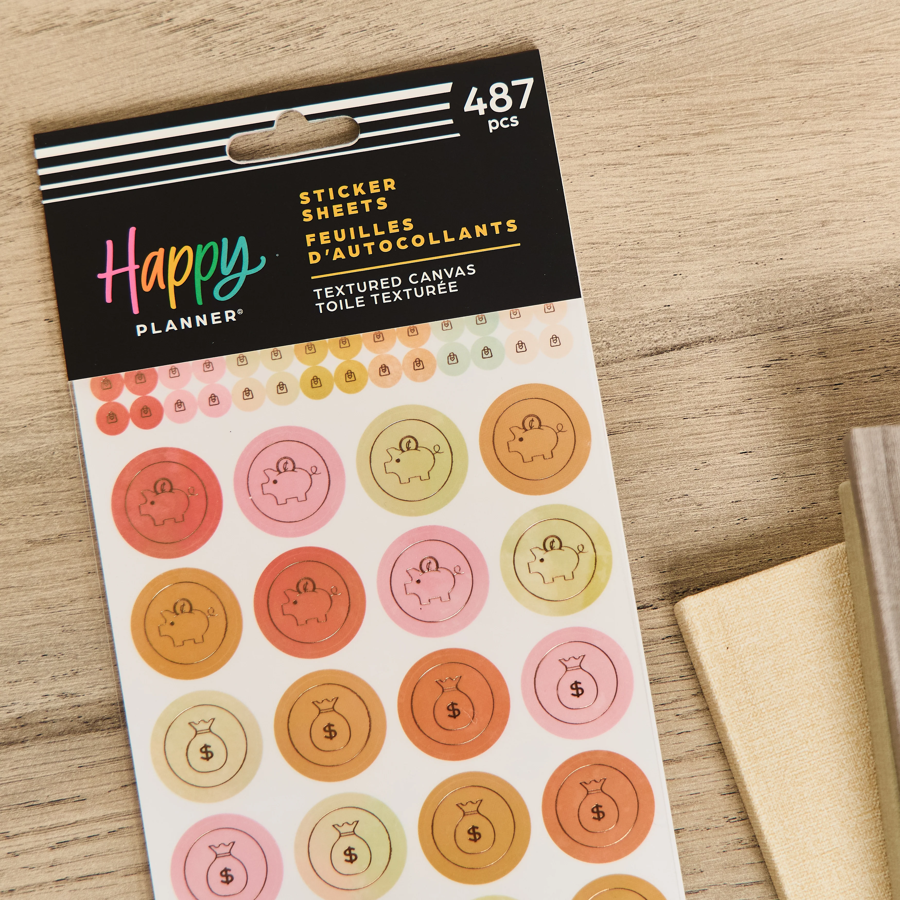 Textured Canvas Budget - 10 Sticker Sheets 6 Textured Canvas Budget - 10 Sticker Sheets