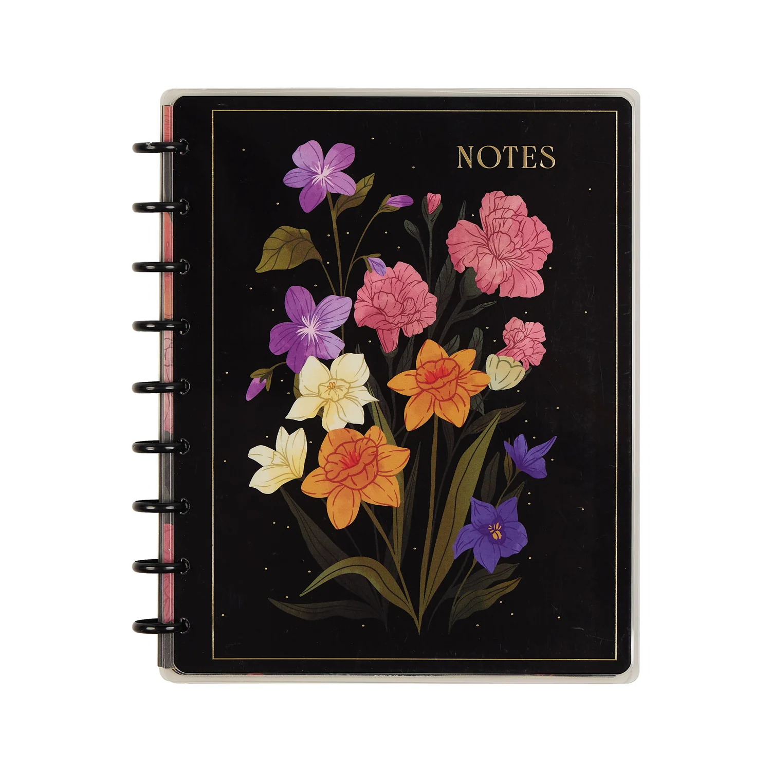Dark Garden - Dotted Lined Classic Notebook - 60 Sheets