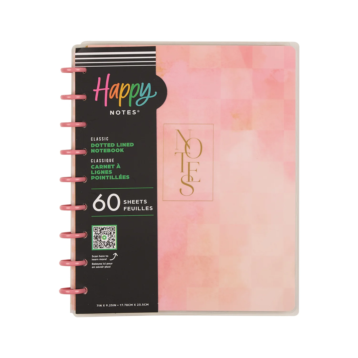 Textured Canvas - Dotted Lined Classic Notebook - 60 Sheets 13 Textured Canvas - Dotted Lined Classic Notebook - 60 Sheets