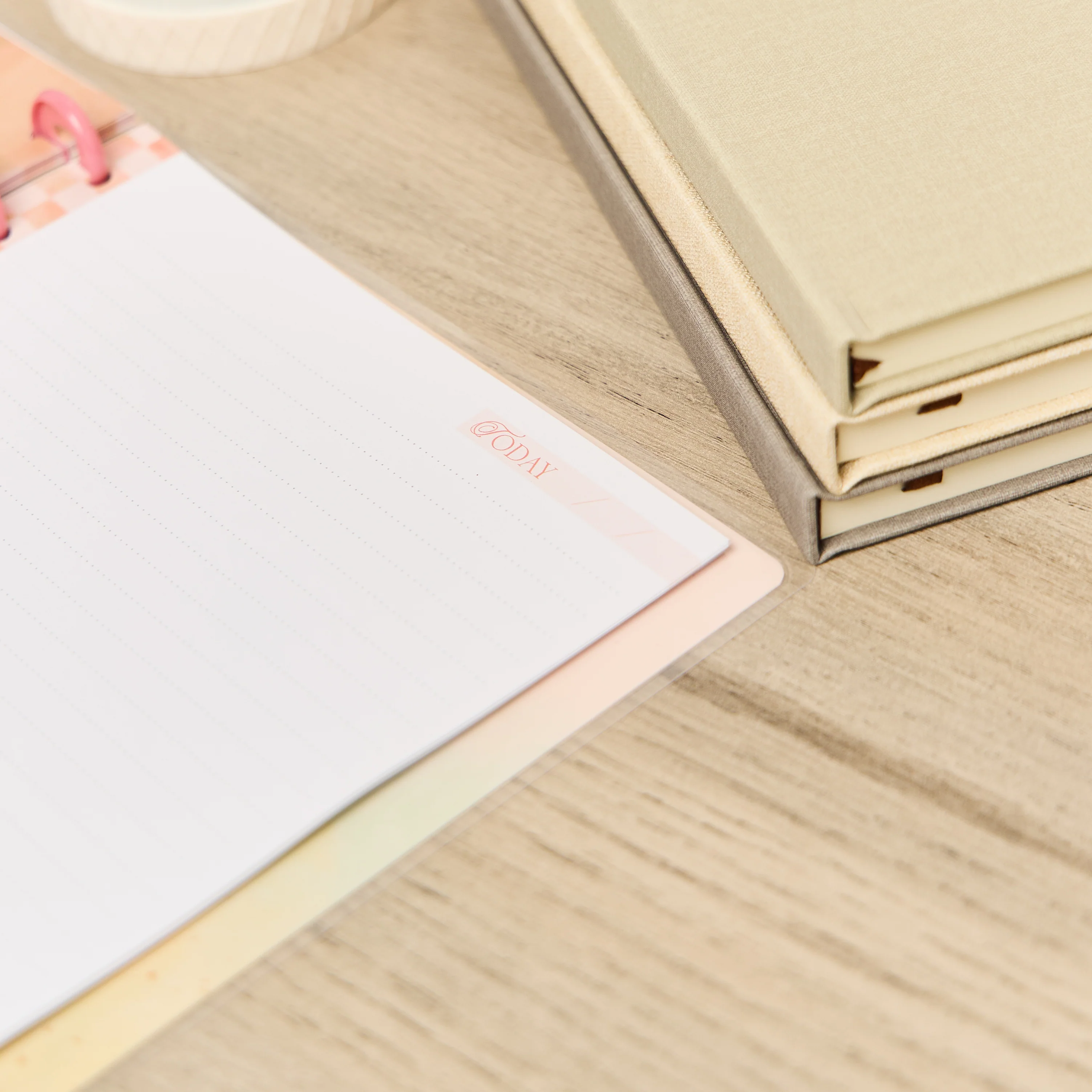 Textured Canvas - Dotted Lined Classic Notebook - 60 Sheets 6 Textured Canvas - Dotted Lined Classic Notebook - 60 Sheets