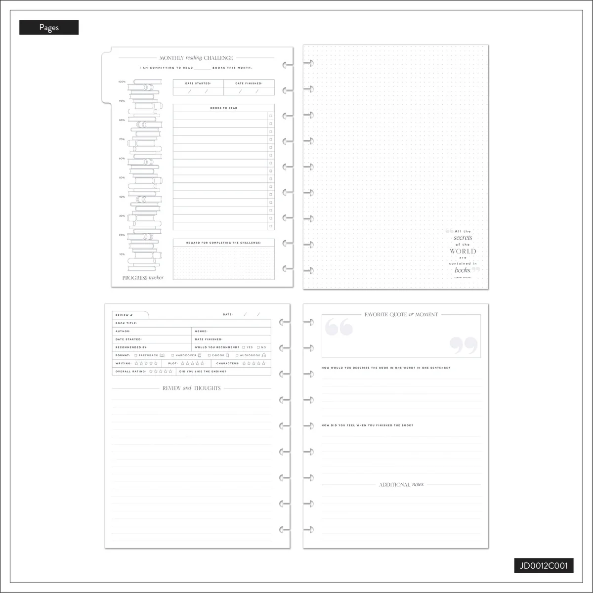 Modern Bookish - Classic Guided Reading Journal - 80 Sheets 22 Modern Bookish - Classic Guided Reading Journal - 80 Sheets