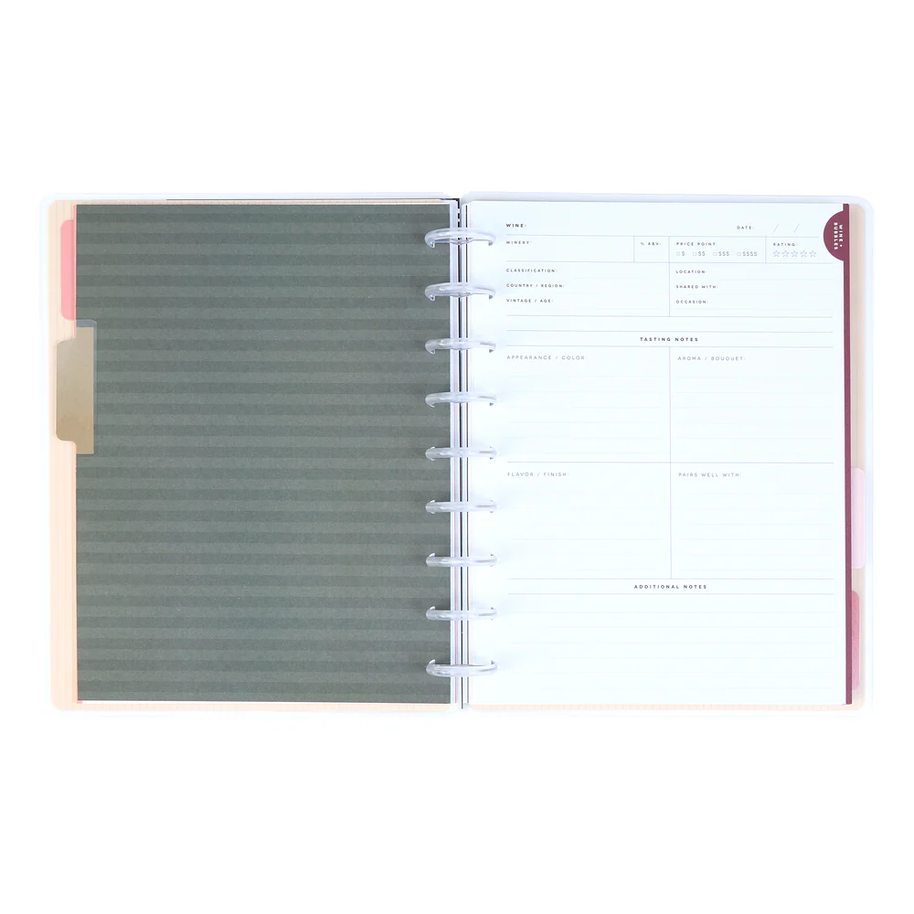Wine + Spirits - Classic Beverage + Wine Journal - 80 Sheets 6 Wine + Spirits - Classic Beverage + Wine Journal - 80 Sheets
