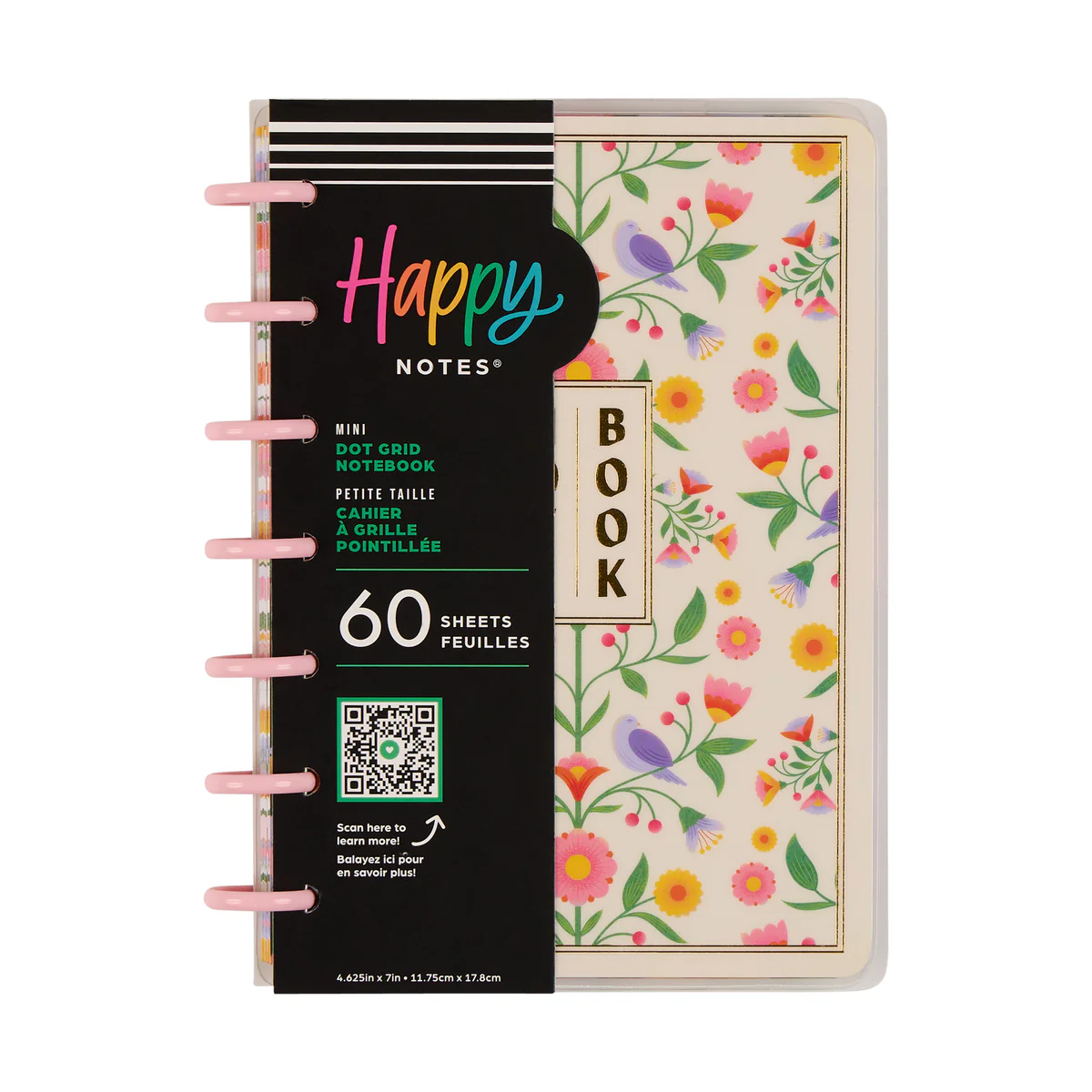 Bloom & Glow - Dot Grid Mini Notebook - 60 Sheets 12 Bloom & Glow - Dot Grid Mini Notebook - 60 Sheets