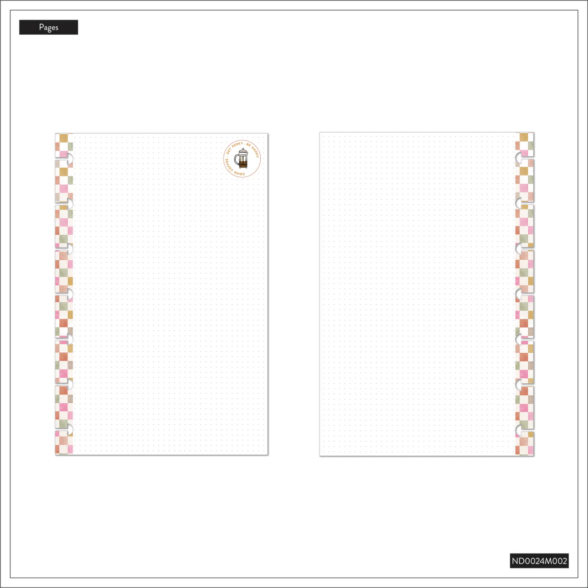 Cafécore - Dot Grid Mini Notebook - 60 Sheets 8 Cafécore - Dot Grid Mini Notebook - 60 Sheets