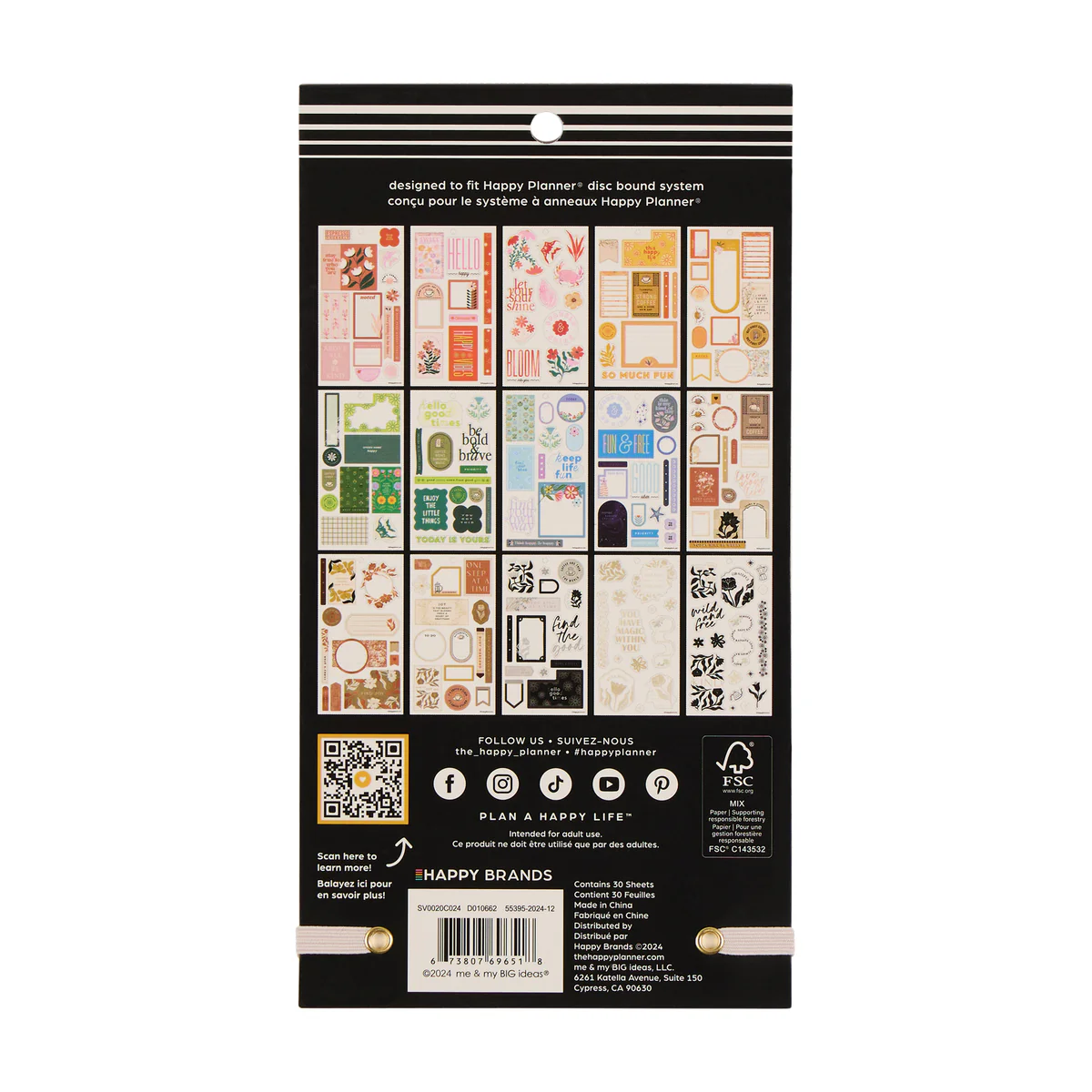 Coordinated Colors - Value Pack Stickers 11 Coordinated Colors - Value Pack Stickers