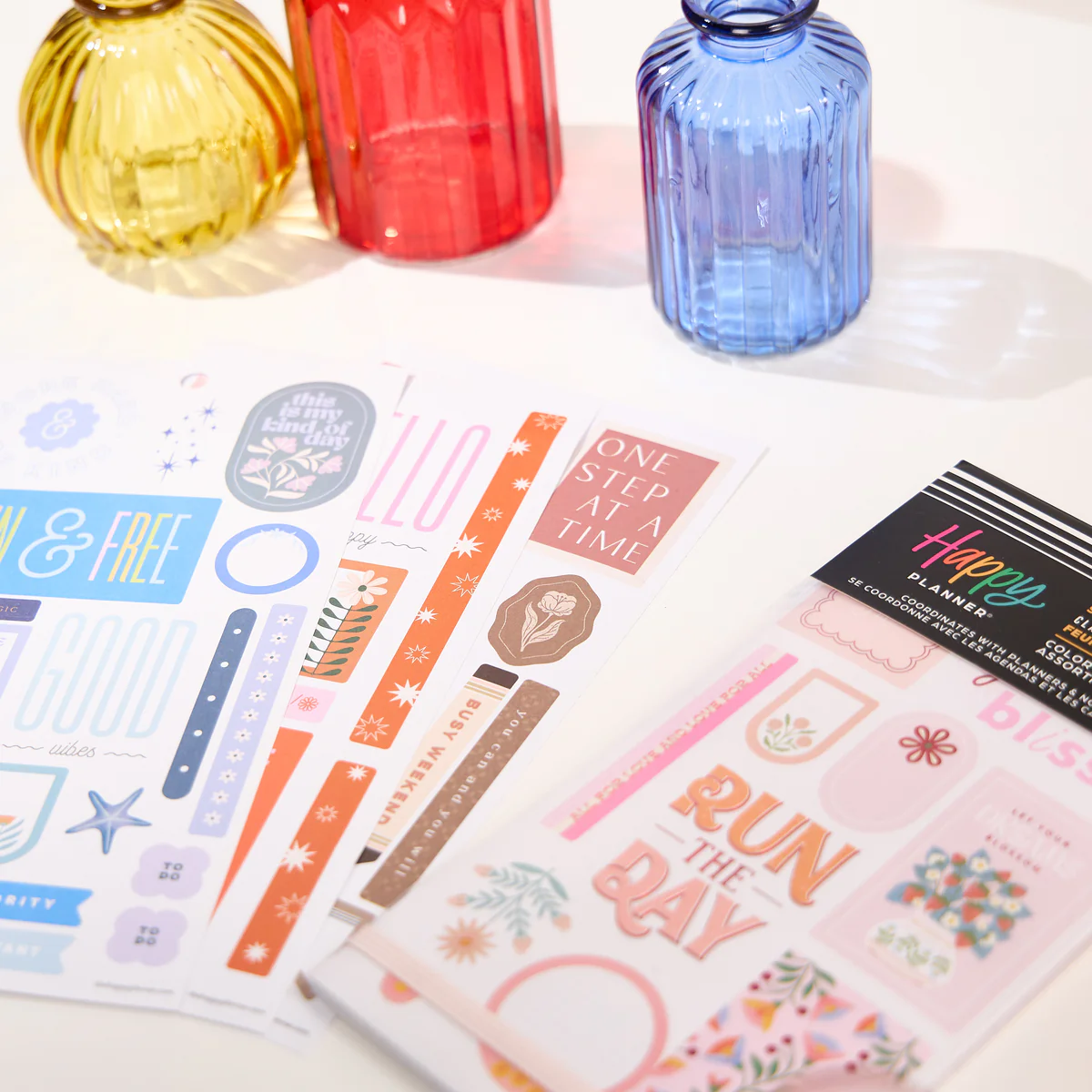 Coordinated Colors - Value Pack Stickers 3 Coordinated Colors - Value Pack Stickers