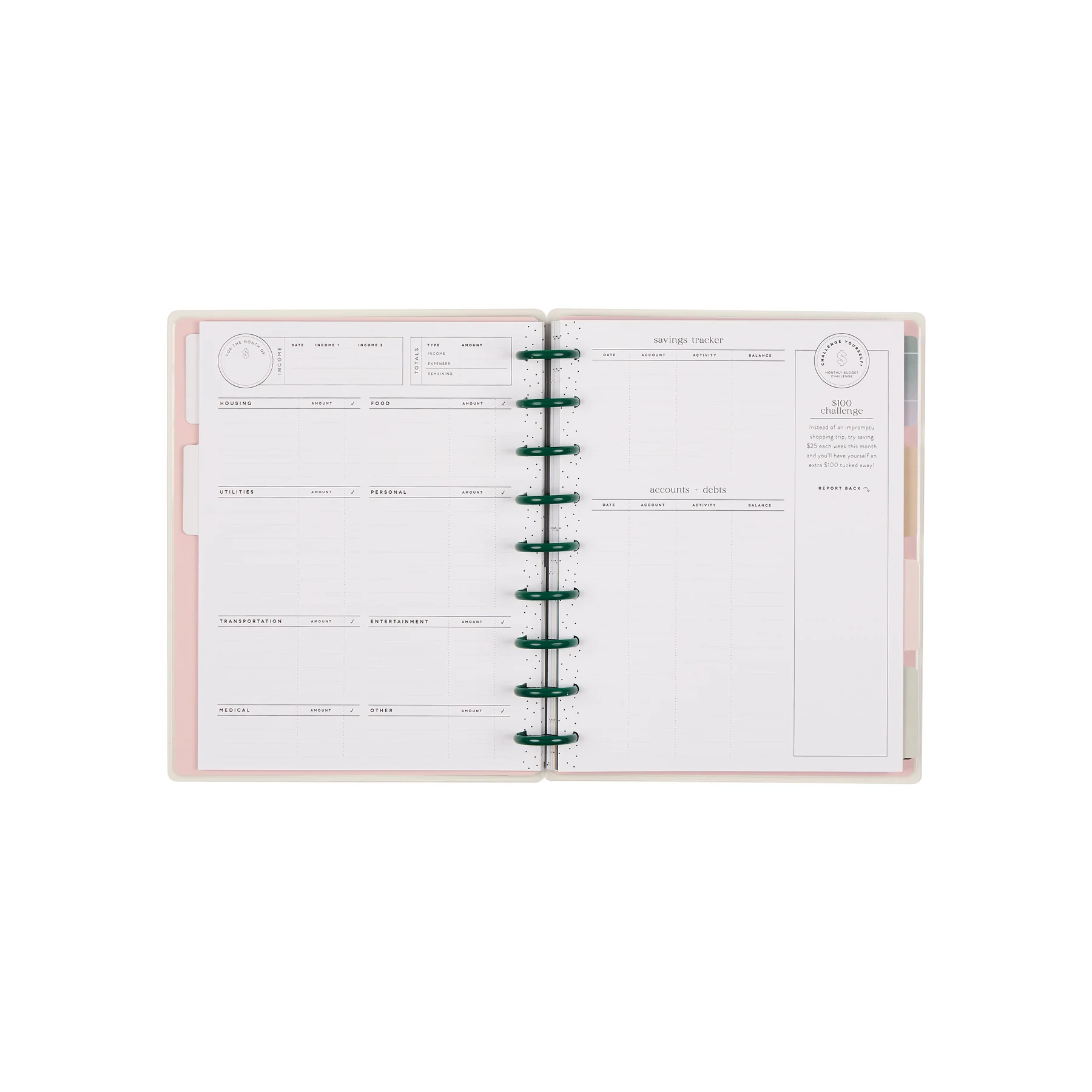 Undated Savvy Budgeter Customizable Budget Planner - Classic Budget Layout - 12 Months 18 Undated Savvy Budgeter Customizable Budget Planner - Classic Budget Layout - 12 Months