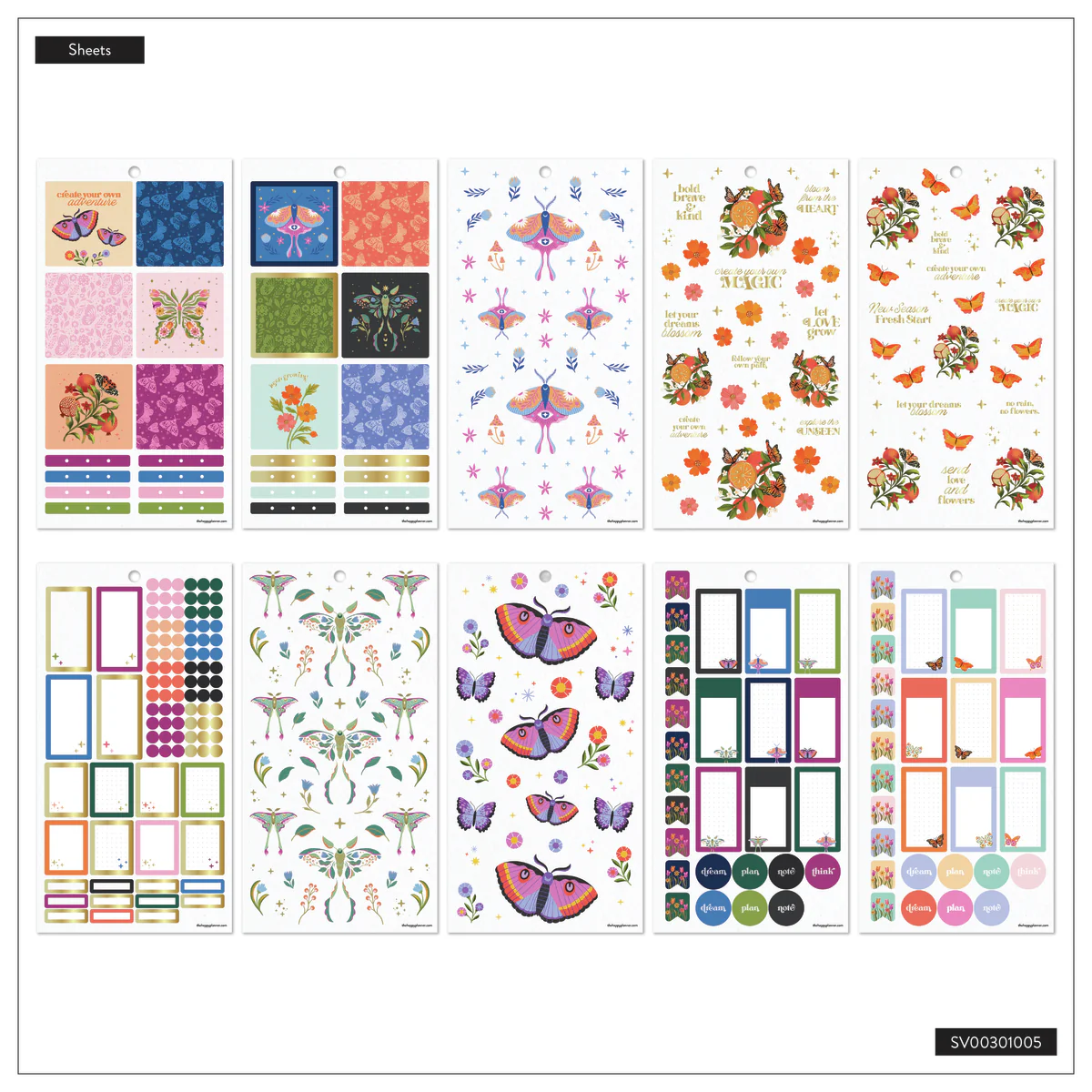 Mystic Blooms - Value Pack Stickers - Mini 8 Mystic Blooms - Value Pack Stickers - Mini