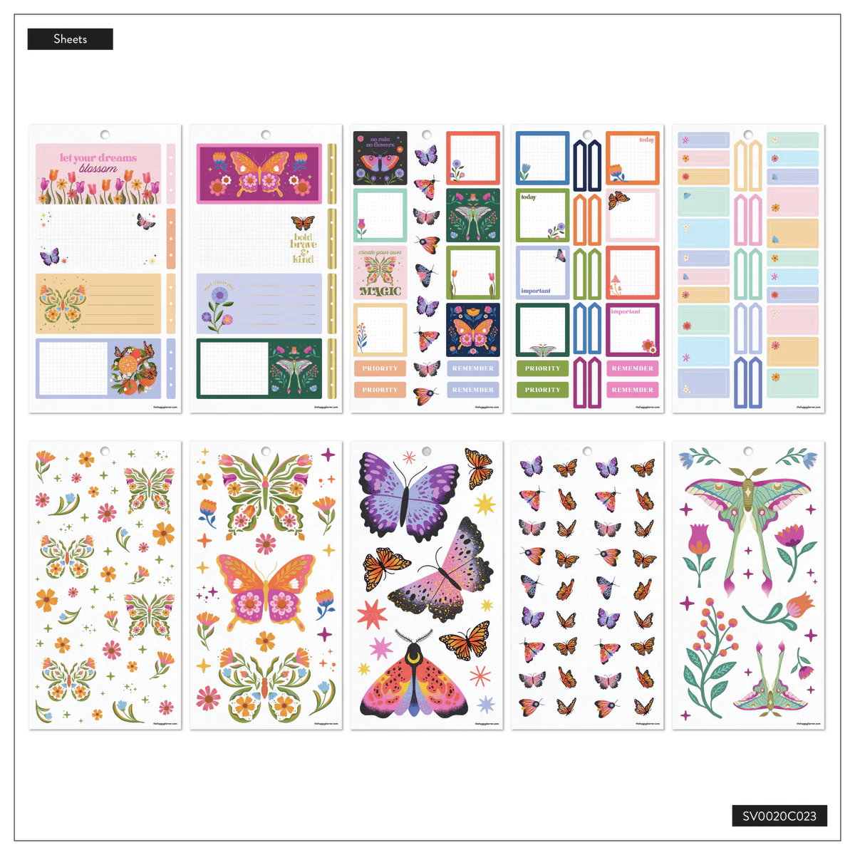 Mystic Blooms - Value Pack Stickers 9 Mystic Blooms - Value Pack Stickers