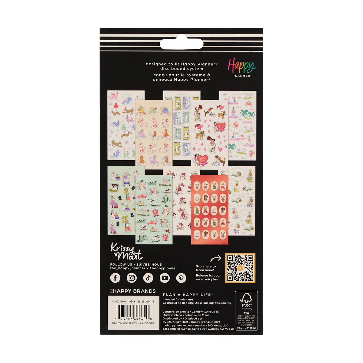 Pawsitive Seasonal Dogs - 10 Sticker Sheets 11 Pawsitive Seasonal Dogs - 10 Sticker Sheets