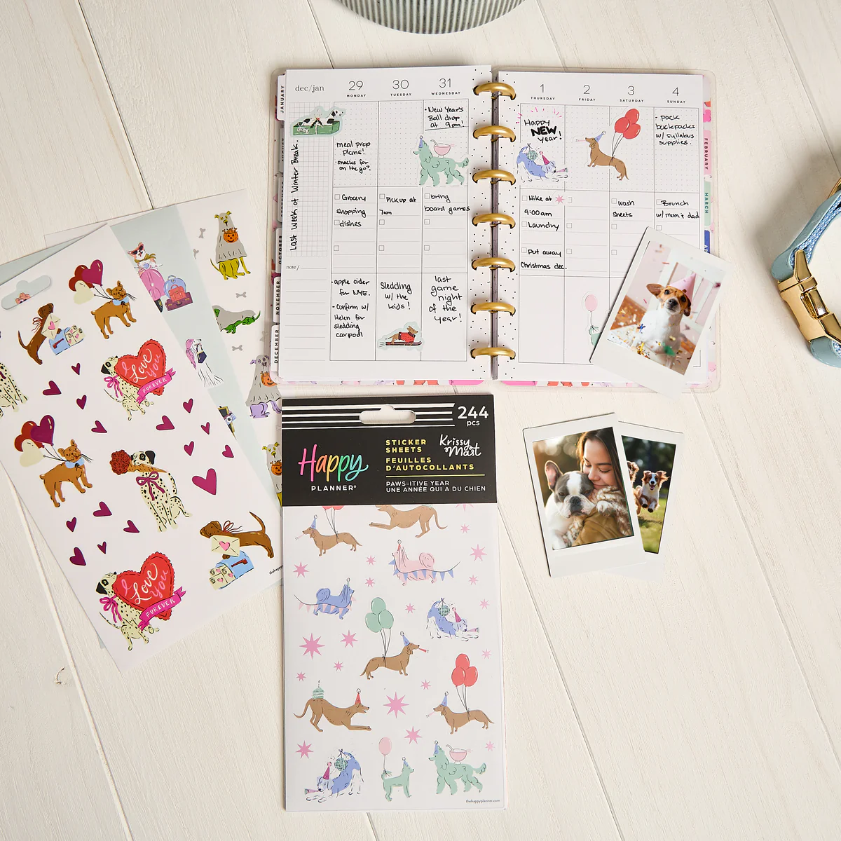 Pawsitive Seasonal Dogs - 10 Sticker Sheets 8 Pawsitive Seasonal Dogs - 10 Sticker Sheets