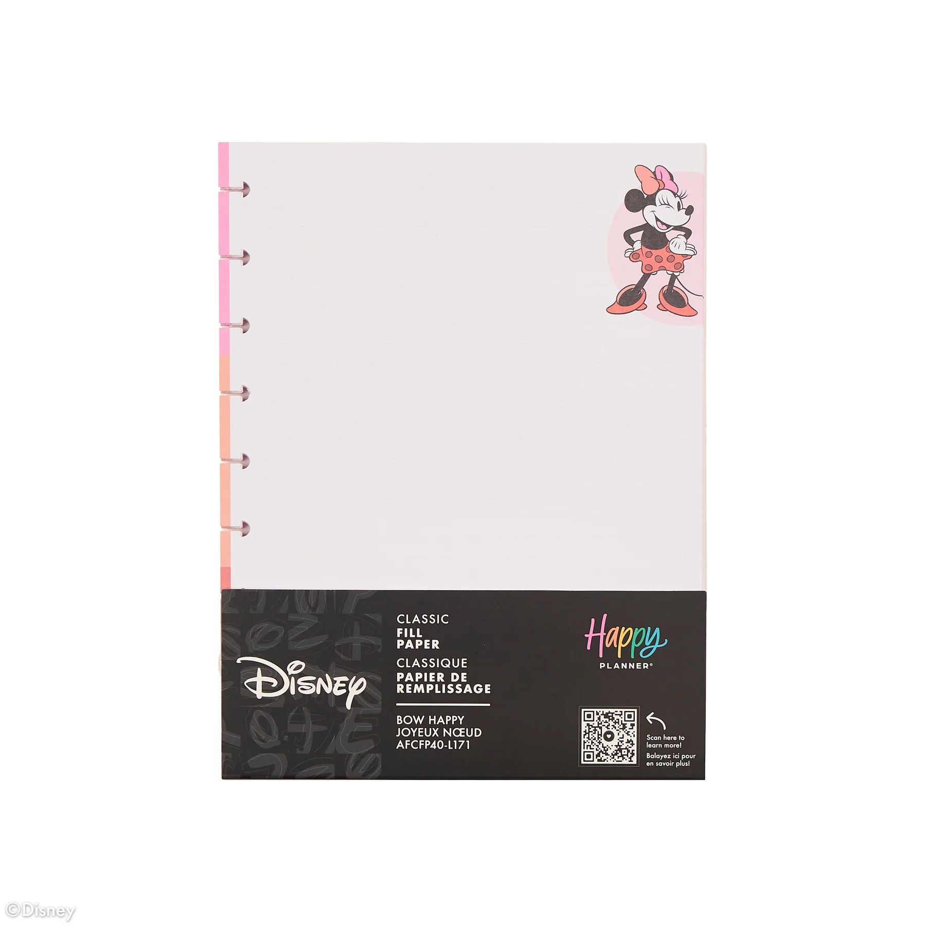 Disney Minnie Mouse Bow Happy - Dot Lined + Dot Grid Classic Filler Paper - 40 Sheets 10 Disney Minnie Mouse Bow Happy - Dot Lined + Dot Grid Classic Filler Paper - 40 Sheets