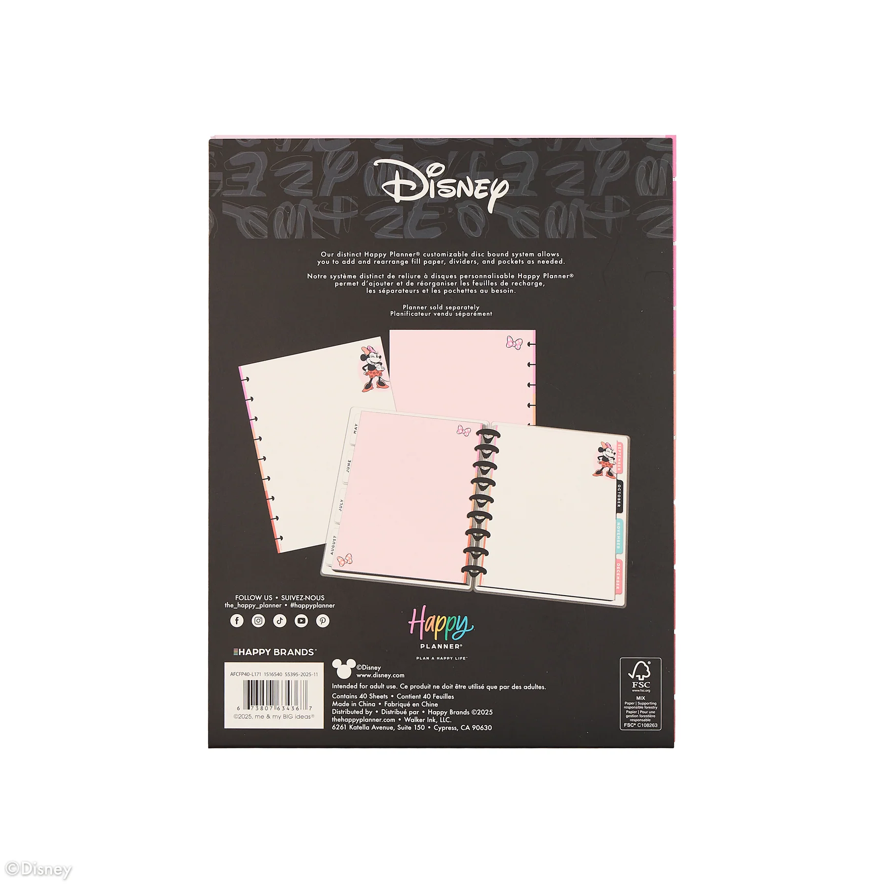 Disney Minnie Mouse Bow Happy - Dot Lined + Dot Grid Classic Filler Paper - 40 Sheets 11 Disney Minnie Mouse Bow Happy - Dot Lined + Dot Grid Classic Filler Paper - 40 Sheets