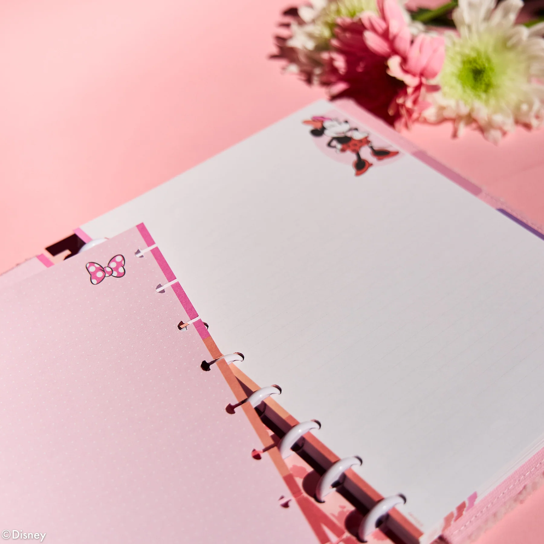 Disney Minnie Mouse Bow Happy - Dot Lined + Dot Grid Classic Filler Paper - 40 Sheets