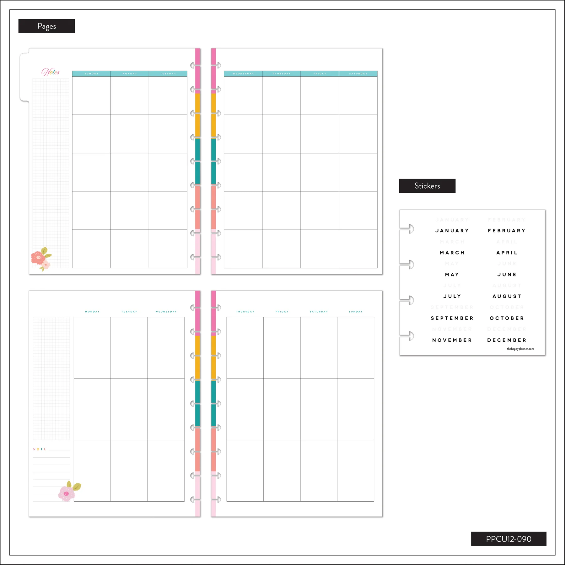 Undated OG Seasonal Squad Goals Customizable Planner - Classic Vertical Planner - 12 Months 20 Undated OG Seasonal Squad Goals Customizable Planner - Classic Vertical Planner - 12 Months