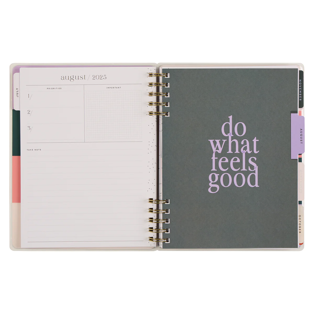 2025–2026 Soft Pop Customizable Spiral Planner - Classic Horizontal Layout - 12 Months 9 2025–2026 Soft Pop Customizable Spiral Planner - Classic Horizontal Layout - 12 Months