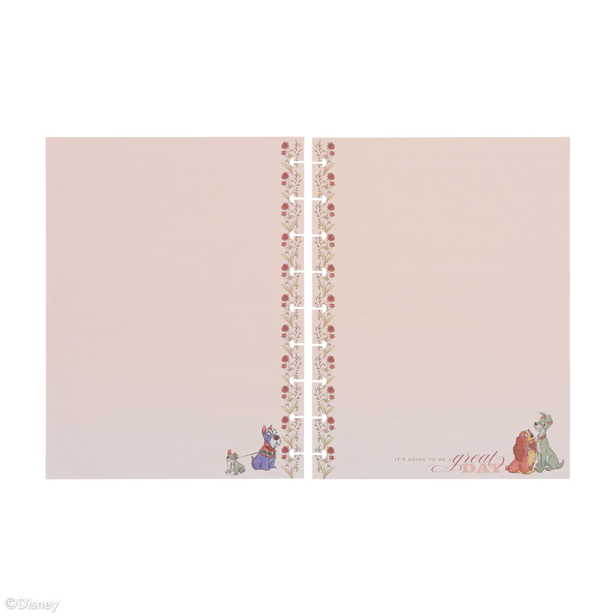 Disney Lady & The Tramp - Dotted Lined Classic Filler Paper - 40 Sheets 5 Disney Lady & The Tramp - Dotted Lined Classic Filler Paper - 40 Sheets