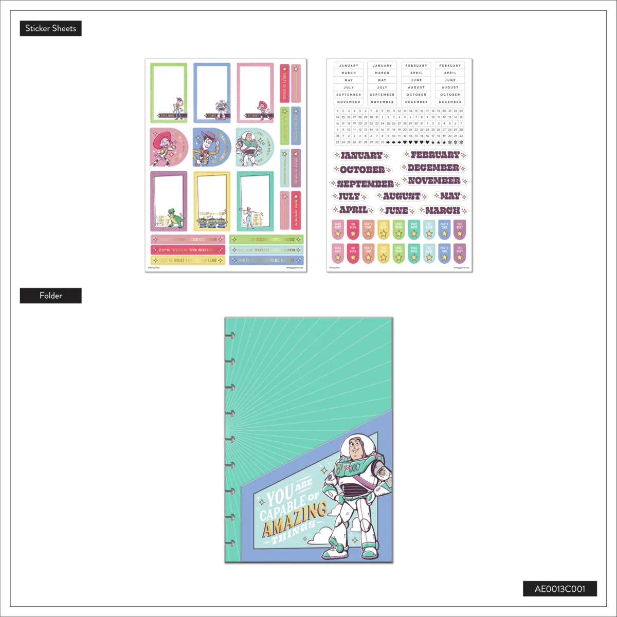 Disney & Pixar Toy Story 30th Anniversary - Classic Color Block Extension Pack - 4 Months 18 Disney & Pixar Toy Story 30th Anniversary - Classic Color Block Extension Pack - 4 Months