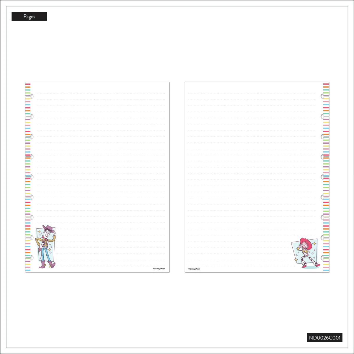 Disney & Pixar Toy Story 30th Anniversary - Dotted Lined Classic Notebook - 60 Sheets 7 Disney & Pixar Toy Story 30th Anniversary - Dotted Lined Classic Notebook - 60 Sheets