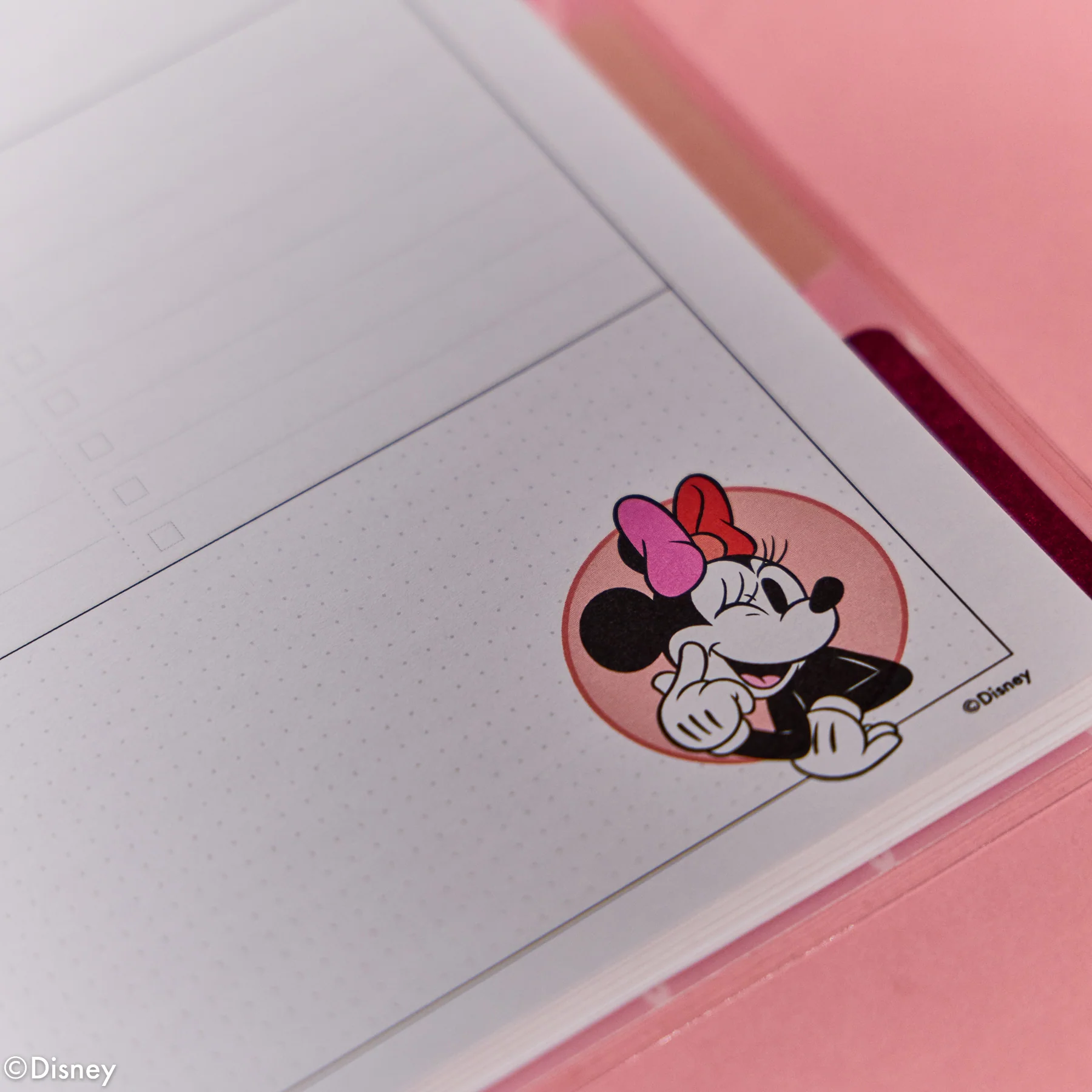 Undated Disney Minnie Mouse Bow Happy Customizable Planner - Big Horizontal Layout - 12 Months 11 Undated Disney Minnie Mouse Bow Happy Customizable Planner - Big Horizontal Layout - 12 Months