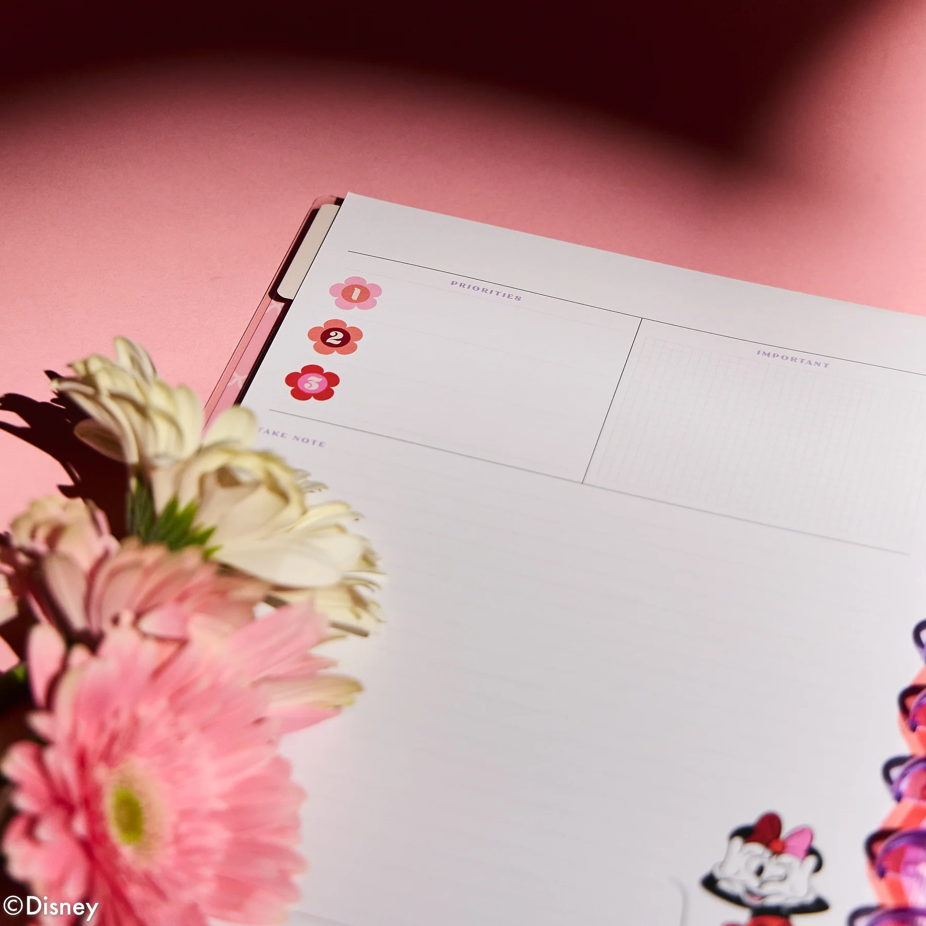 Undated Disney Minnie Mouse Bow Happy Customizable Planner - Big Horizontal Layout - 12 Months 13 Undated Disney Minnie Mouse Bow Happy Customizable Planner - Big Horizontal Layout - 12 Months