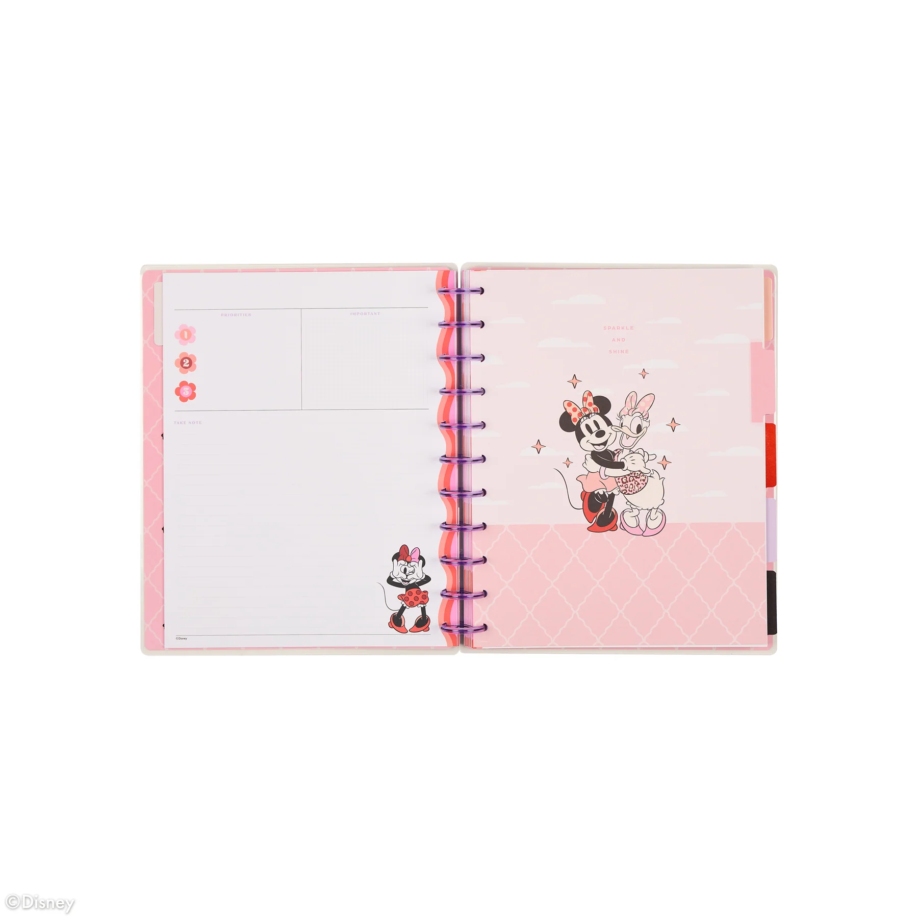 Undated Disney Minnie Mouse Bow Happy Customizable Planner - Big Horizontal Layout - 12 Months 14 Undated Disney Minnie Mouse Bow Happy Customizable Planner - Big Horizontal Layout - 12 Months