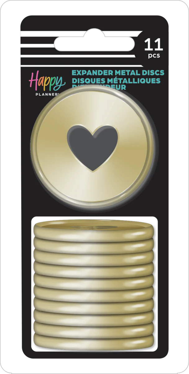 Gold - Expander Metal Disc Set 6 Gold - Expander Metal Disc Set