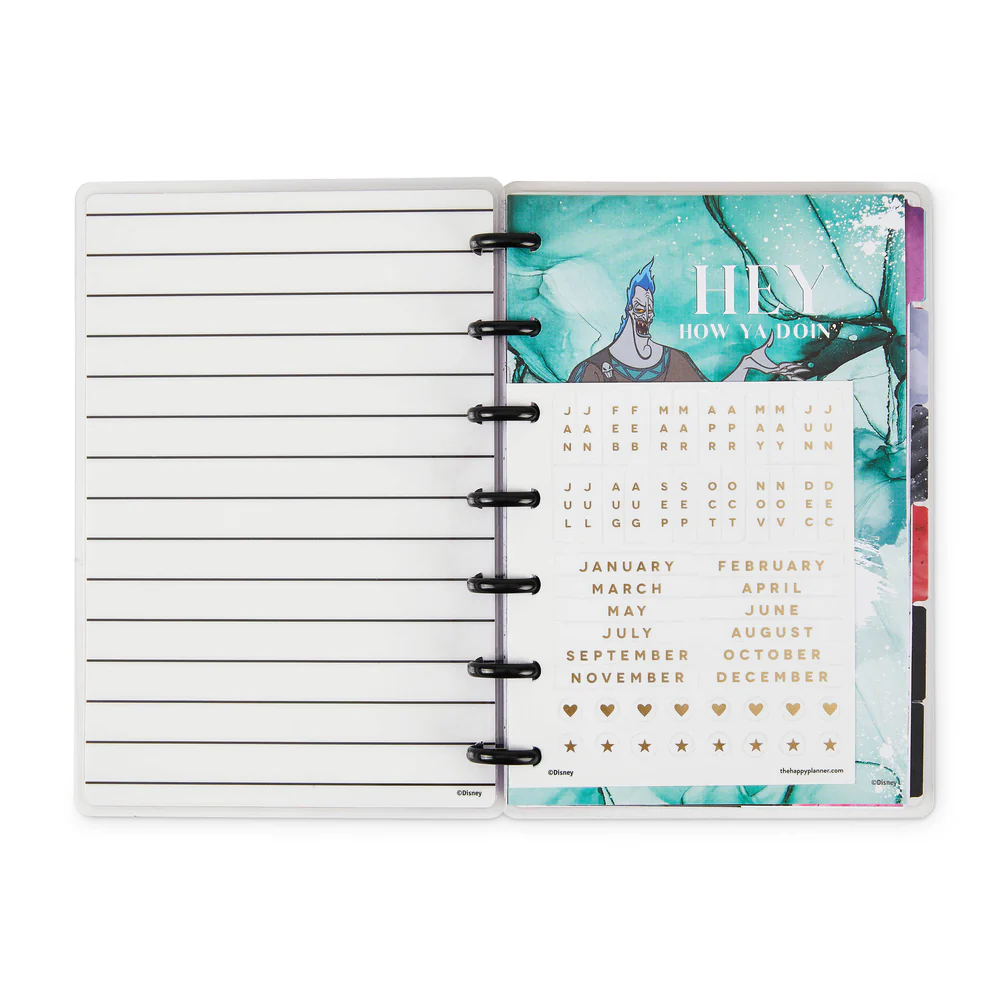 Undated Disney© Villains Mini Dashboard Happy Planner - 12 Months 3 Undated Disney© Villains Mini Dashboard Happy Planner - 12 Months