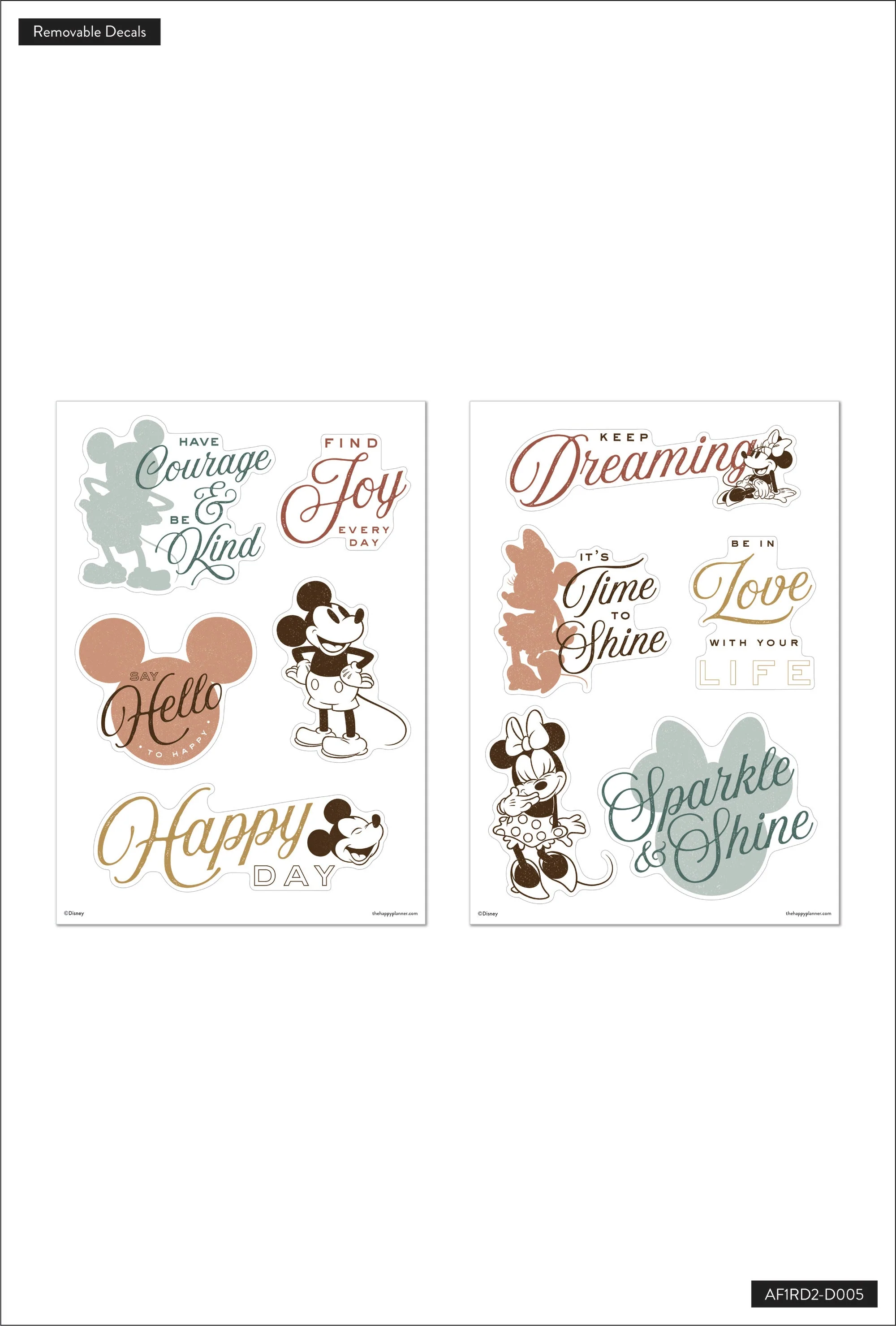 Disney© Mickey Mouse & Minnie Mouse Farmhouse Dry Erase Removable Decals 5 Disney© Mickey Mouse & Minnie Mouse Farmhouse Dry Erase Removable Decals