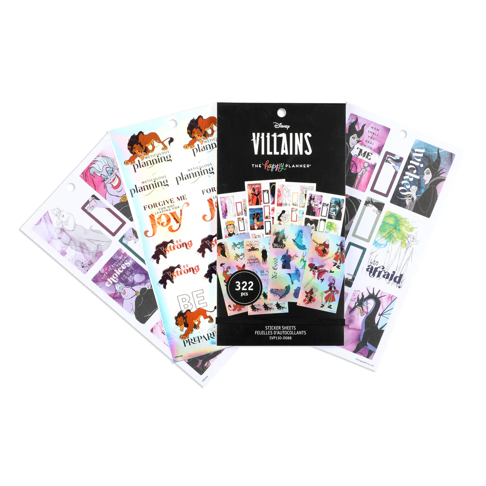 Disney© Villains Value Pack Stickers