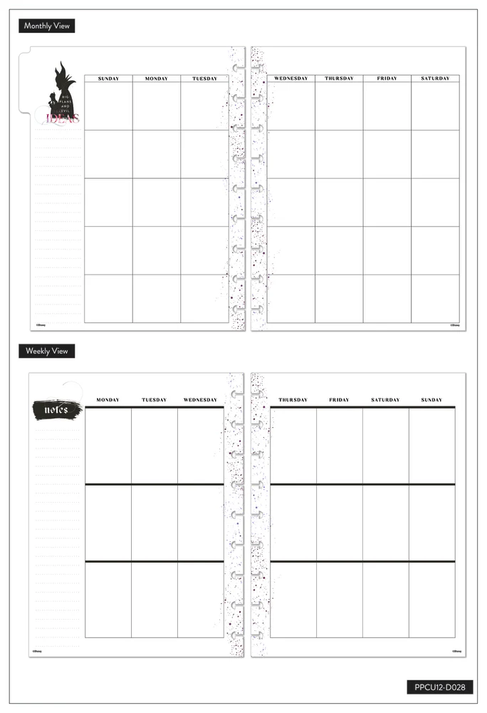 Undated Disney© Villains Classic Vertical Happy Planner - 12 Months 10 Undated Disney© Villains Classic Vertical Happy Planner - 12 Months