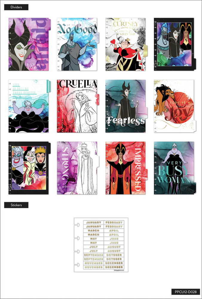 Undated Disney© Villains Classic Vertical Happy Planner - 12 Months 9 Undated Disney© Villains Classic Vertical Happy Planner - 12 Months