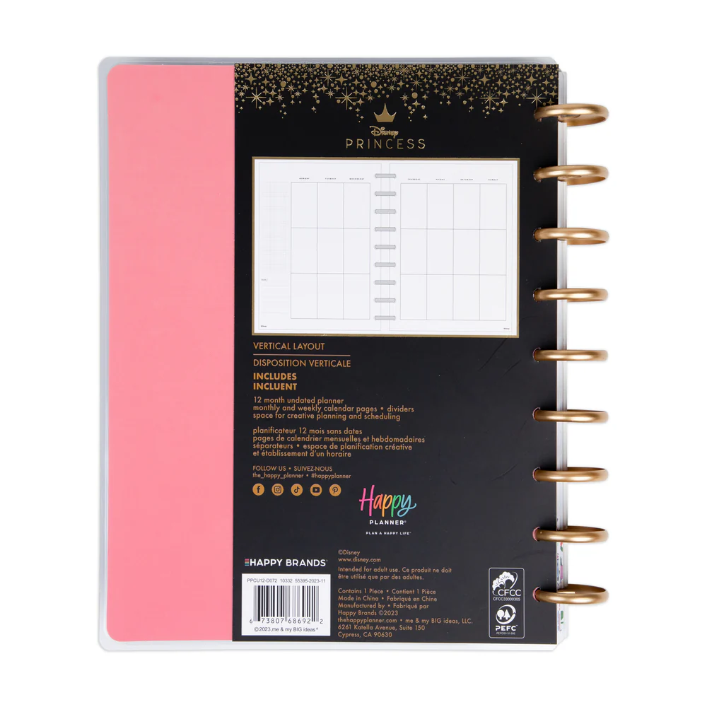 Undated Disney Snow White Wishes Happy Planner - Classic Vertical Layout - 12 Months 10 Undated Disney Snow White Wishes Happy Planner - Classic Vertical Layout - 12 Months
