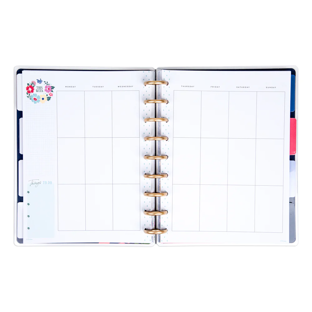 Undated Disney Snow White Wishes Happy Planner - Classic Vertical Layout - 12 Months 6 Undated Disney Snow White Wishes Happy Planner - Classic Vertical Layout - 12 Months