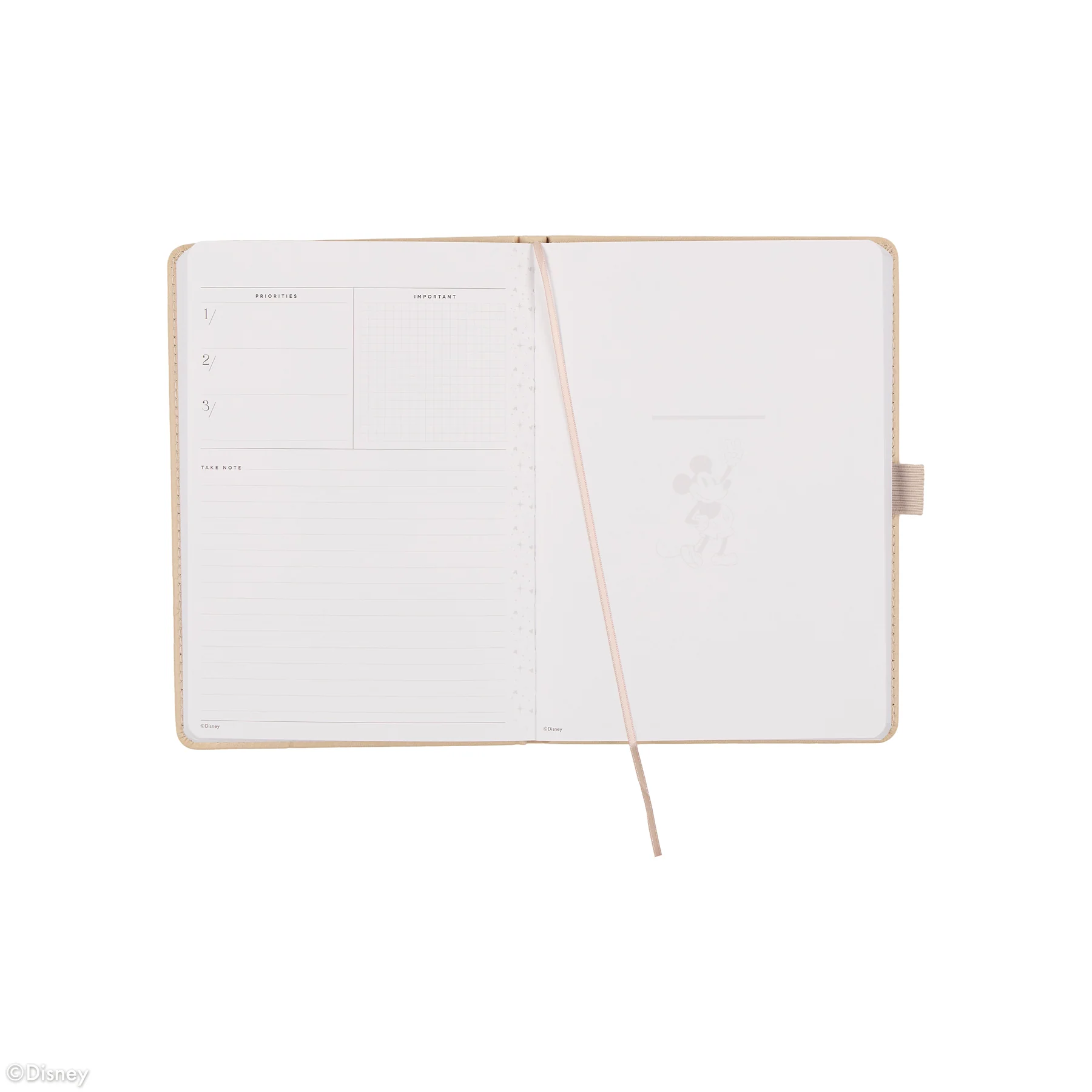 Undated Premium Ivory Disney Mickey Mouse Book Bound Planner - Small Dashboard Layout - 12 Months 11 Undated Premium Ivory Disney Mickey Mouse Book Bound Planner - Small Dashboard Layout - 12 Months