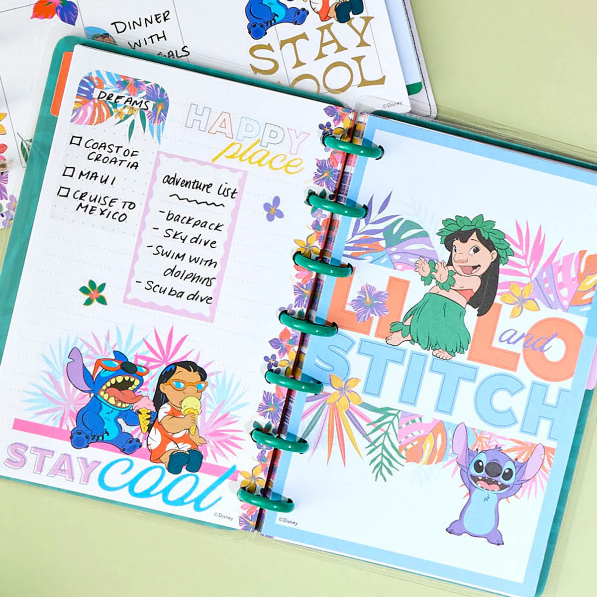 Stich Note Disney Lilo & Stitch - Dotted Lined Mini Notebook - 60 Sheets - The ...