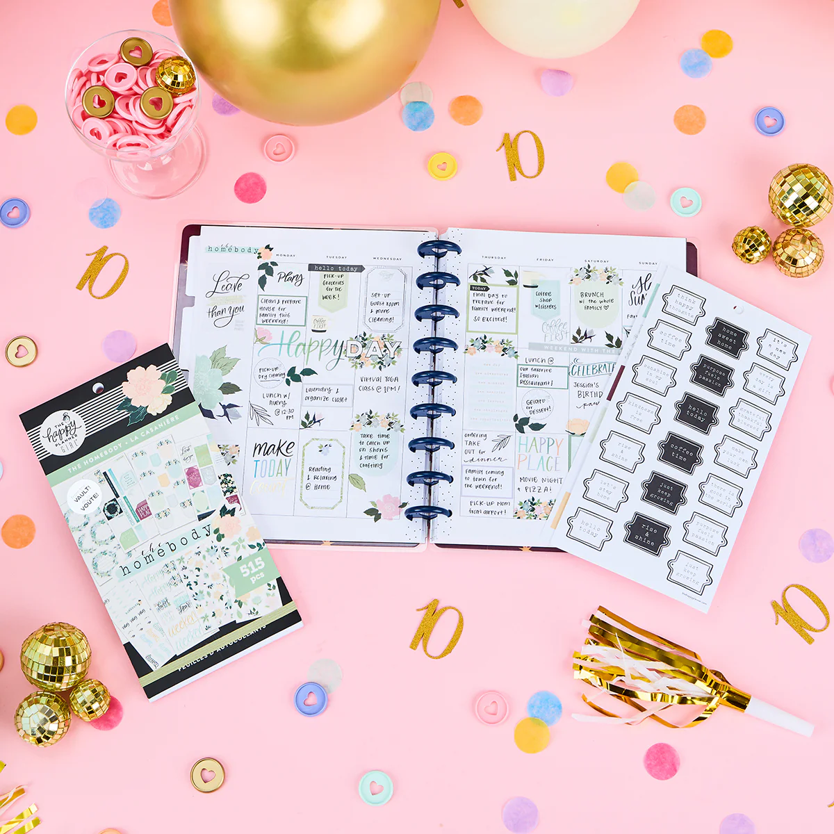 Happy Planner Girl The Homebody - Value Pack Stickers