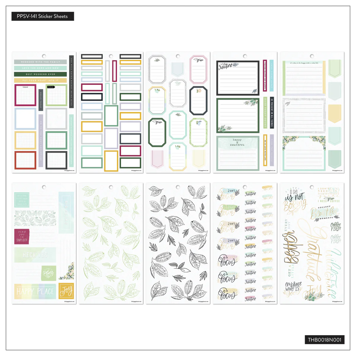 Happy Planner Girl The Homebody - Value Pack Stickers 5 Happy Planner Girl The Homebody - Value Pack Stickers