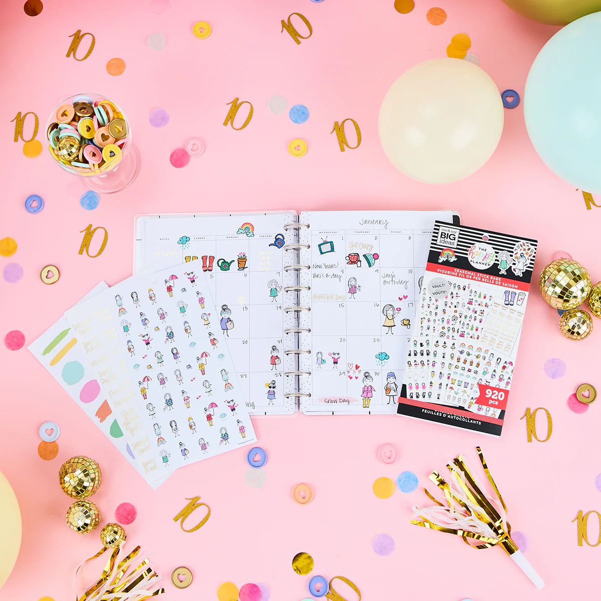 Seasonal Stick Babe - Value Pack Stickers