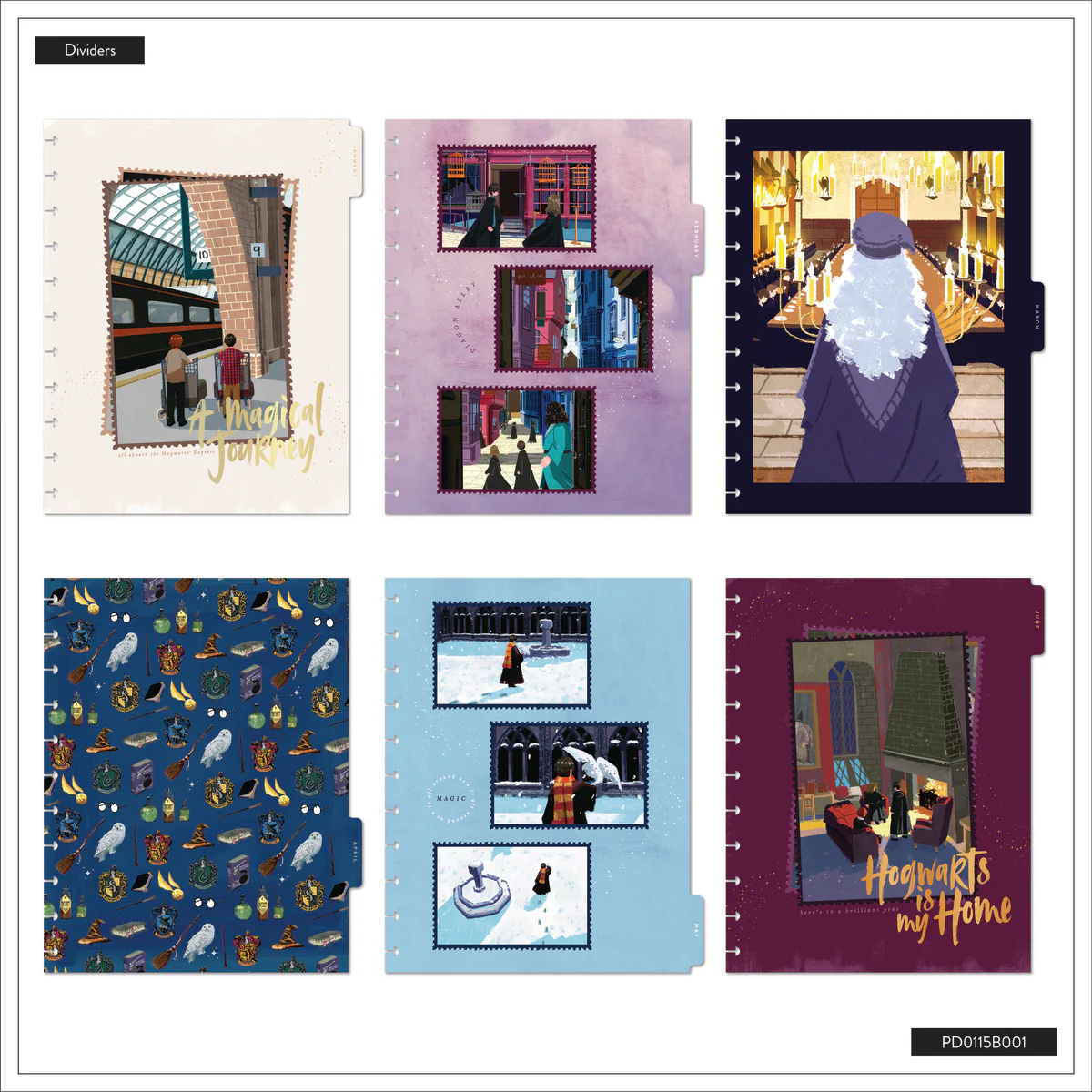 2026 Harry Potter Enchanted Grounds Customizable Planner - Big Color Block Layout - 12 Months 18 2026 Harry Potter Enchanted Grounds Customizable Planner - Big Color Block Layout - 12 Months