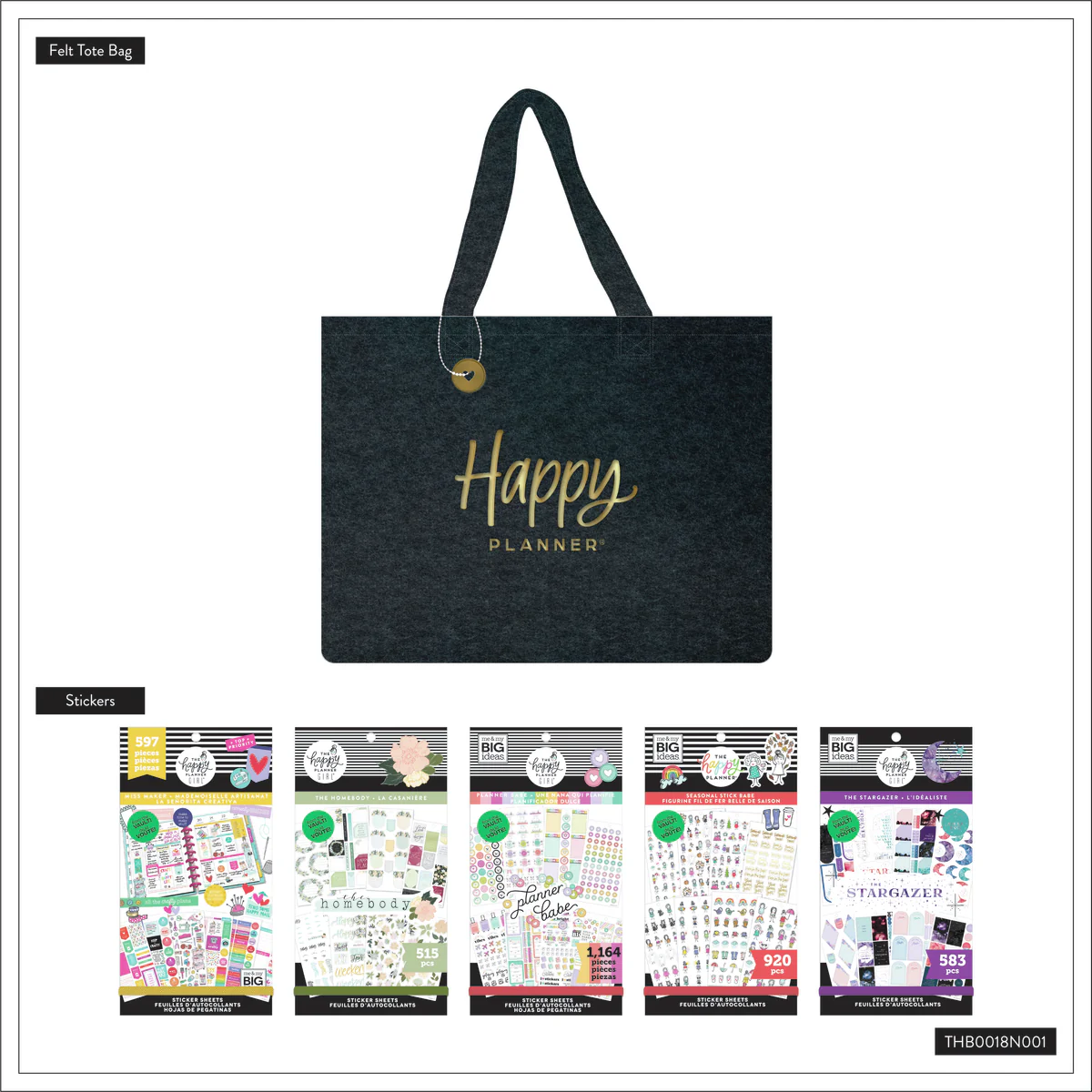 Golden Cheers 10 Year Anniversary Bundle - 5 Sticker Books + Limited-Edition Tote 12 Golden Cheers 10 Year Anniversary Bundle - 5 Sticker Books + Limited-Edition Tote