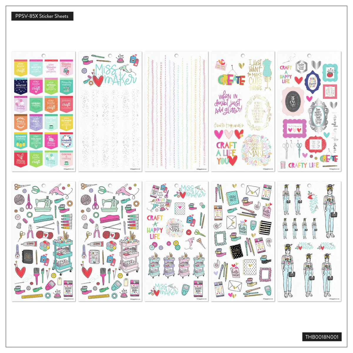 Golden Cheers 10 Year Anniversary Bundle - 5 Sticker Books + Limited-Edition Tote 18 Golden Cheers 10 Year Anniversary Bundle - 5 Sticker Books + Limited-Edition Tote