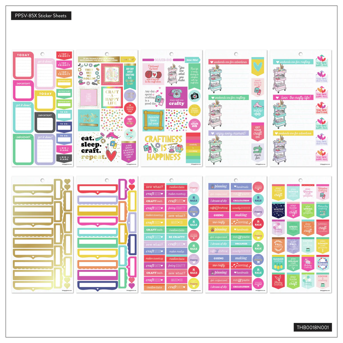 Golden Cheers 10 Year Anniversary Bundle - 5 Sticker Books + Limited-Edition Tote 20 Golden Cheers 10 Year Anniversary Bundle - 5 Sticker Books + Limited-Edition Tote