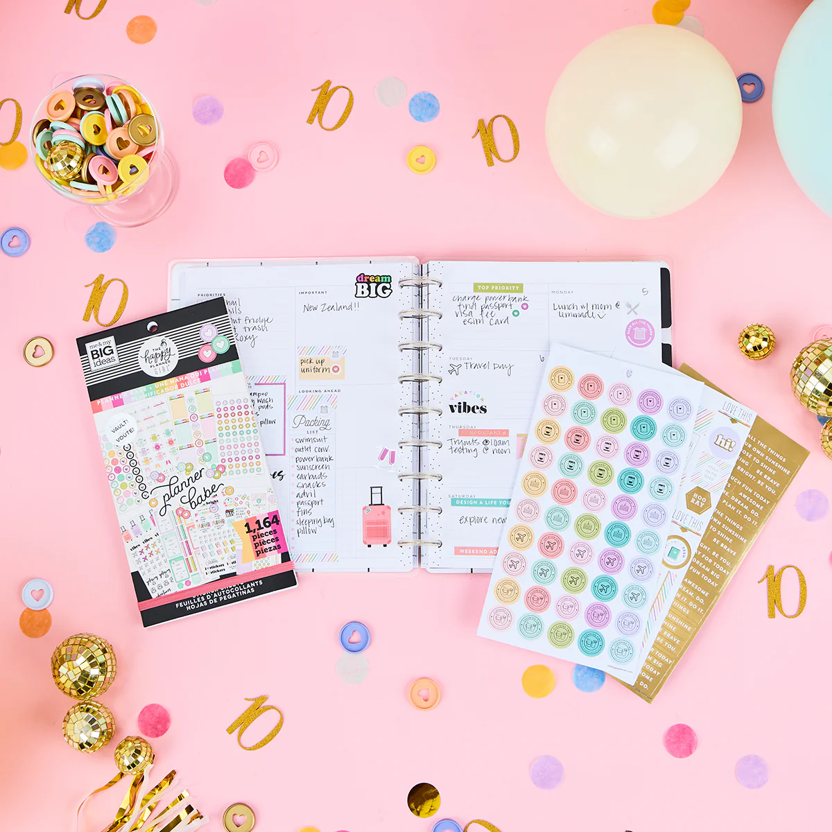 Golden Cheers 10 Year Anniversary Bundle - 5 Sticker Books + Limited-Edition Tote 7 Golden Cheers 10 Year Anniversary Bundle - 5 Sticker Books + Limited-Edition Tote