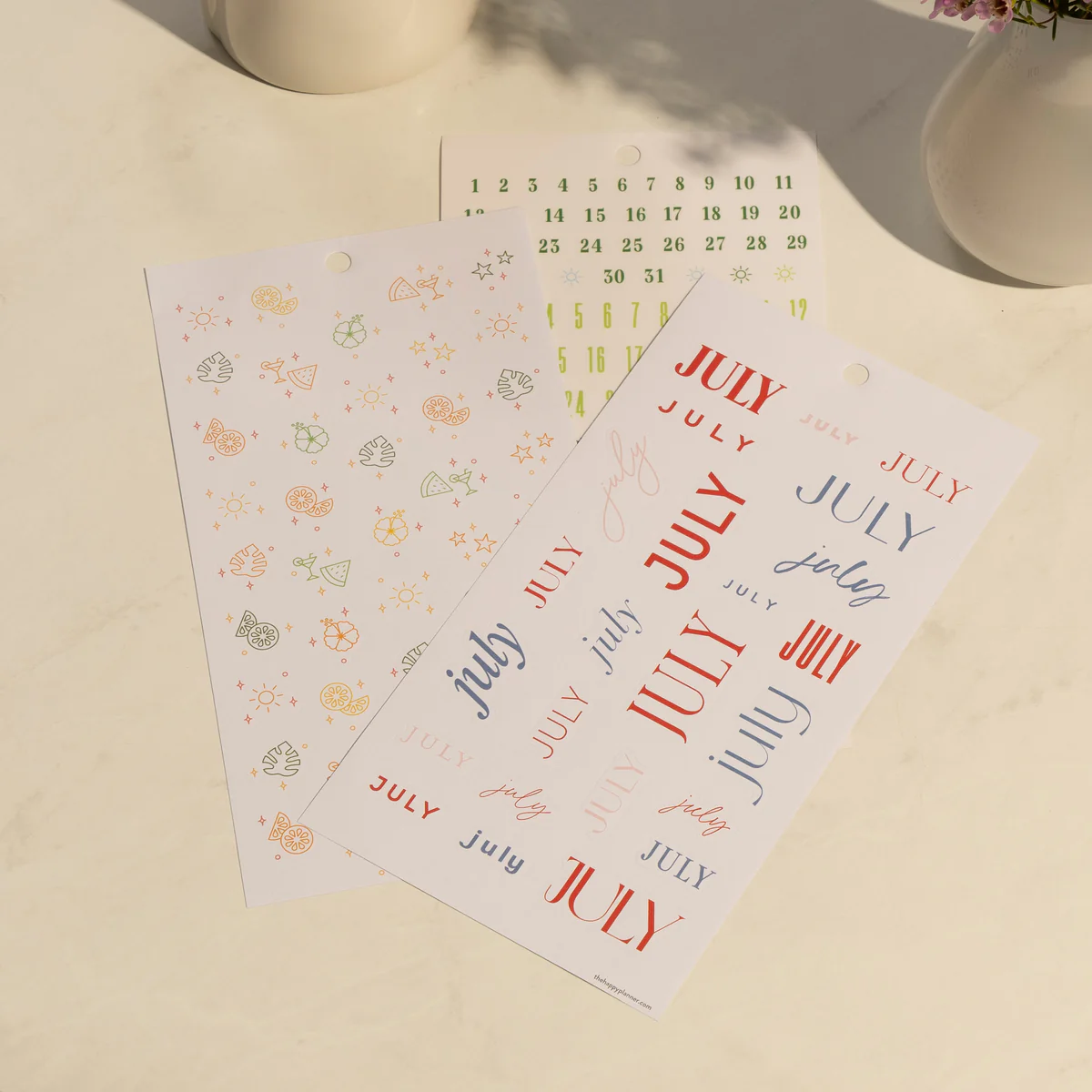 Colorful Months - Value Pack Stickers 5 Colorful Months - Value Pack Stickers