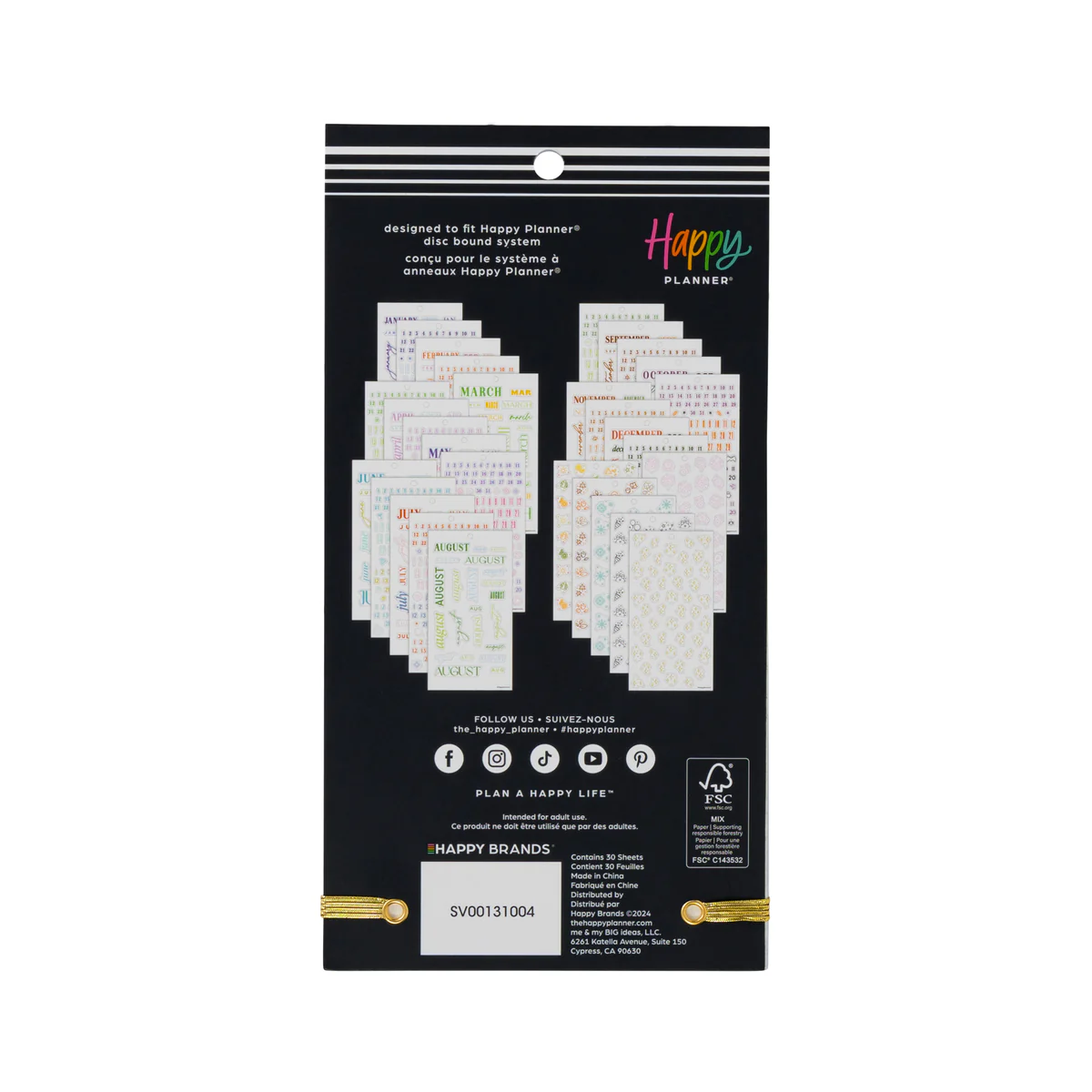 Colorful Months - Value Pack Stickers 9 Colorful Months - Value Pack Stickers