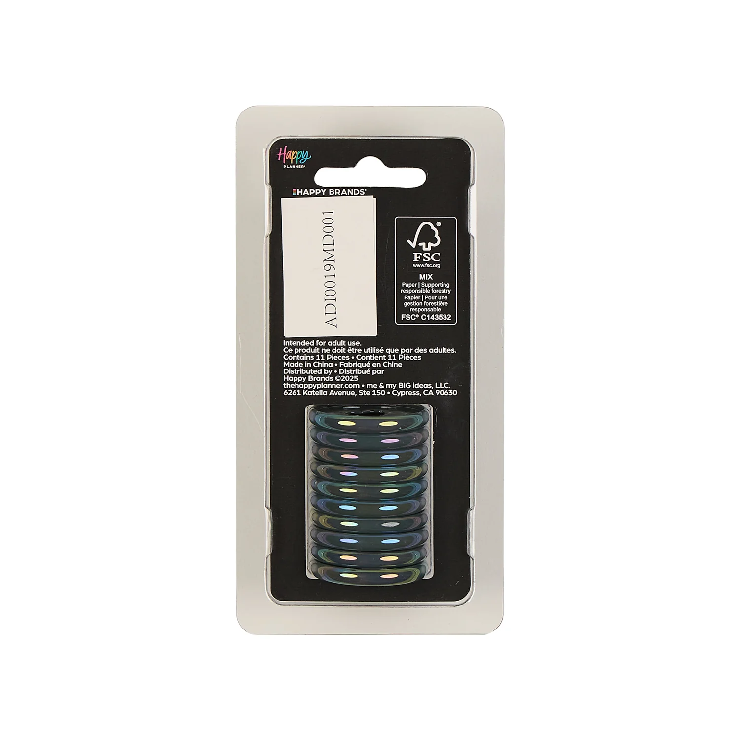 Iron Iridescence - Medium Plastic Disc Set 9 Iron Iridescence - Medium Plastic Disc Set