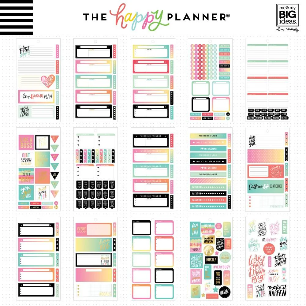 Value Pack Stickers - Productivity - Mini