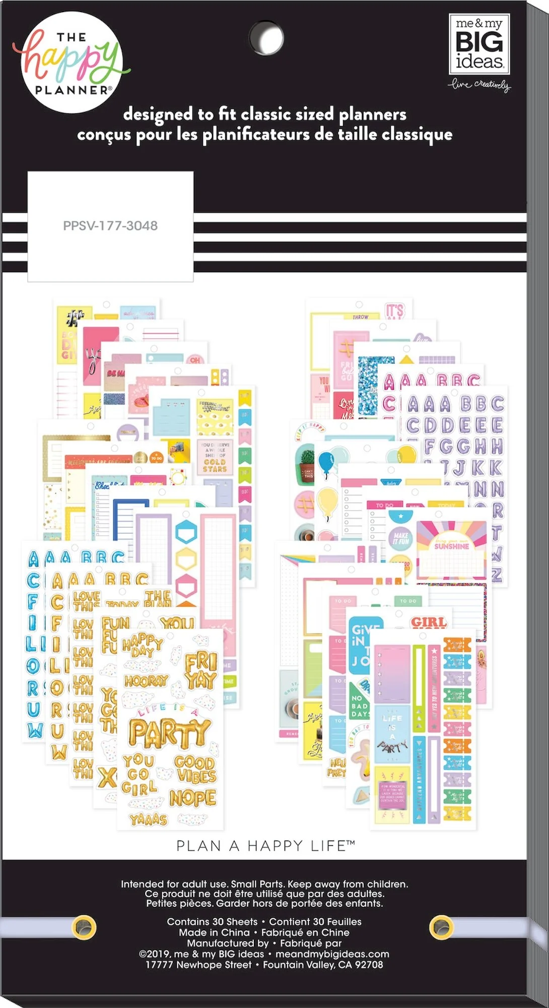 Value Pack Stickers - Life is a Party 4 Value Pack Stickers - Life is a Party